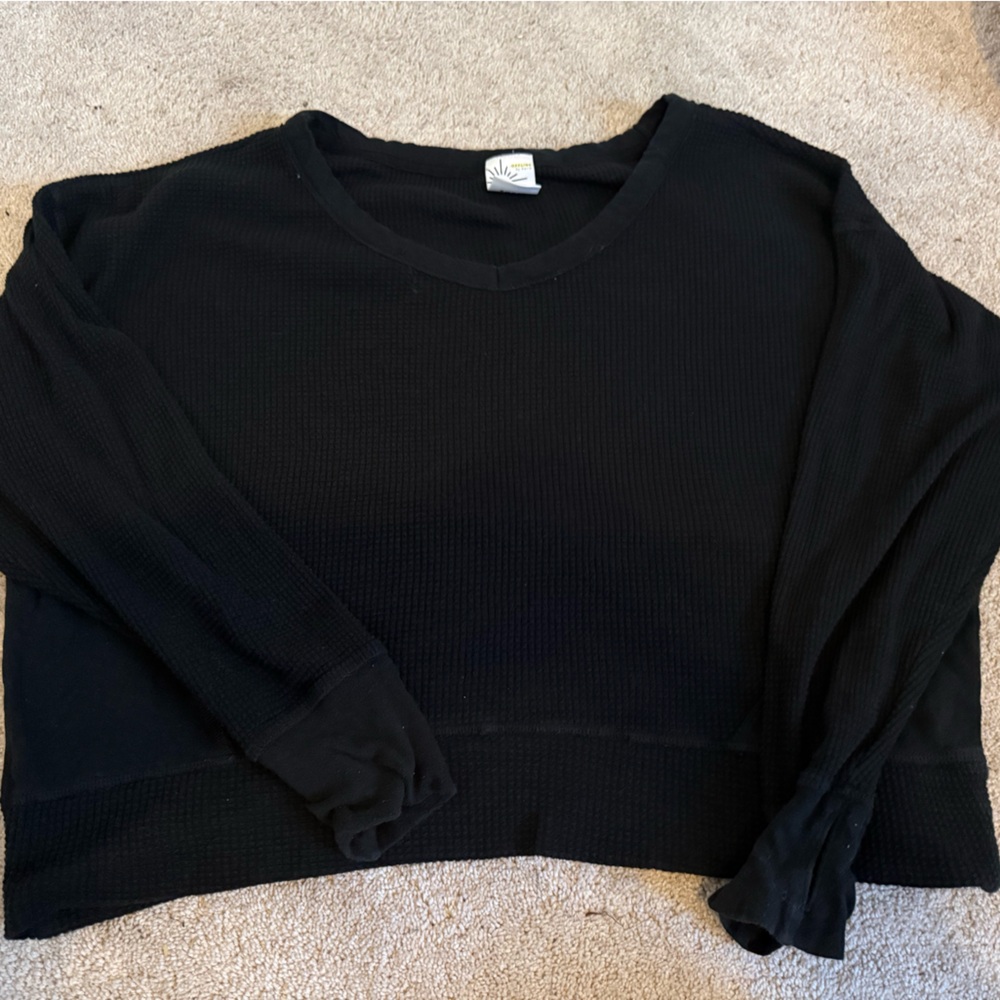 Women's Black off the shoulder top